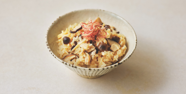 きのこの炊き込みご飯
